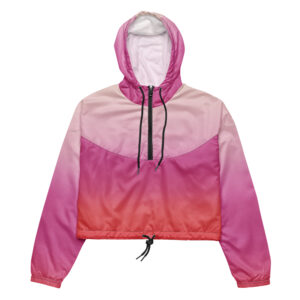 cortavientos crop para mujer