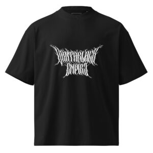 camiseta oversize de cuello alto